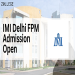 IMI Delhi FPM Admission Open